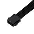 SilverStone 8-Pin-PCIe auf 6+2-Pin-PCIe Verl&auml;ngerung, 250mm - Schwarz image number null