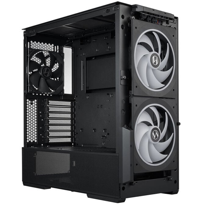 Lian Li LANCOOL 216 PC Case Bundle + HYDROSHIFT II LCD-S 360TL AiO + - black image number 6
