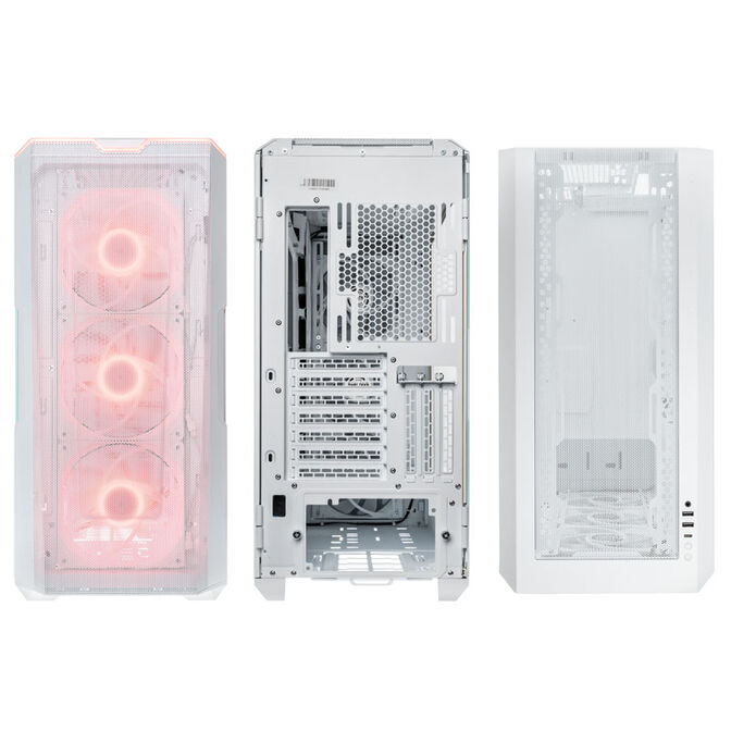 PHANTEKS Eclipse G500A D-RGB Midi-Tower, Tempered Glass - matt wei&szlig; image number 3