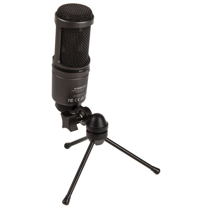 Audio-Technica AT2020 USB+ Condenser Microphone - Black image number 2