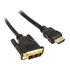 InLine HDMI zu DVI Adapter Kabel High Speed, schwarz - 0,5m image number null