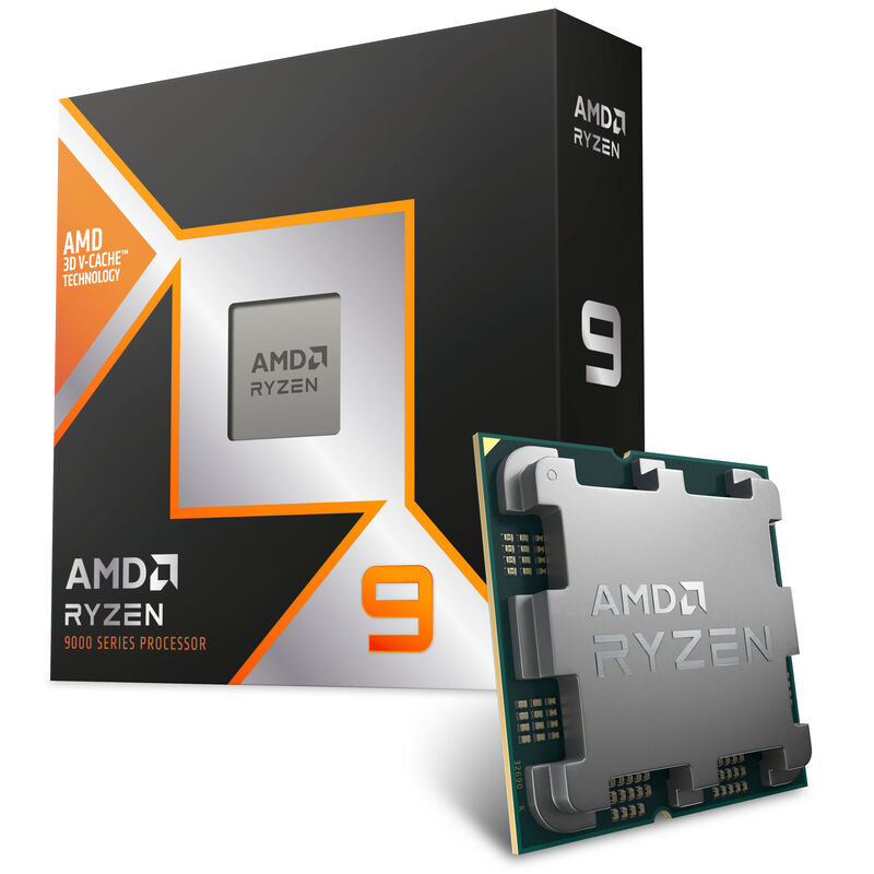 AMD Ryzen 9 9950X3D CPU, 16 Kerne, 5,7 GHz, Sockel AM5 (Granite Ridge) - boxed, ohne Kühler Image