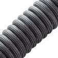 CableMod Classic Coiled Keyboard Cable USB-C zu USB Typ A, Carbon Grey - 150cm image number null