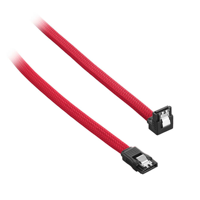CableMod ModMesh Right Angle SATA 3 Cable 60cm - red image number 0