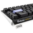 Ducky One 3 Classic Black/White SF Gaming Keyboard, RGB LED - MX-Speed-Silver (US) image number null