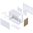 Jonsbo D33 Wood PC-Geh&auml;use, Mini-Geh&auml;use, mATX, Tempered Glass - wei&szlig;, Holz image number null