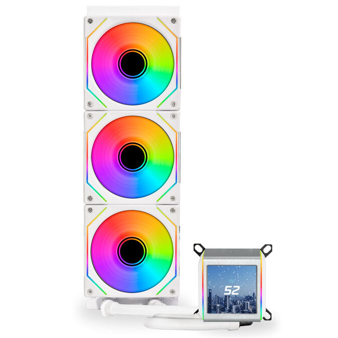 Lian Li GALAHAD II LCD 360 SL-INF AIO Cooler, ARGB - white image number 1