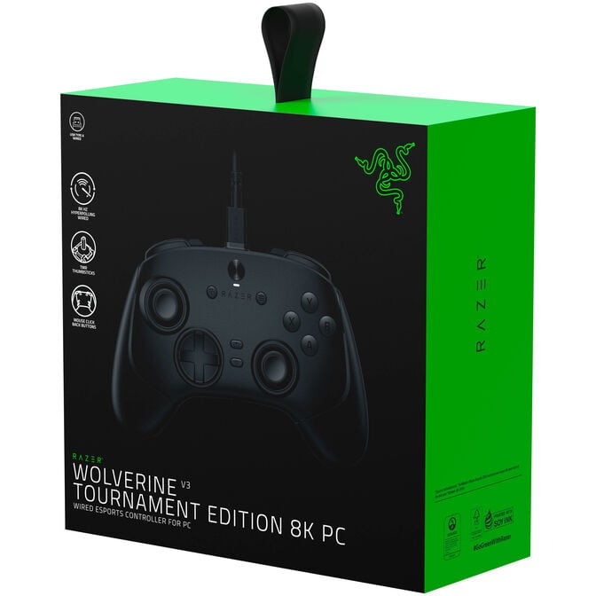 Razer Wolverine V3 Tournament Edition 8K PC Controller, 8kHz HyperPolling, Anti-Drift &ndash; black image number 15