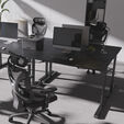 ThunderX3 LAB-X Lite Gaming Desk - black image number null