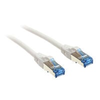 InLine Patchkabel Cat.6A, S/FTP (PiMf), 500MHz, weiß - 1m