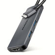AXAGON HMC-5H8K 2x USB-A, 1x USB-C, 8K HDMI, USB 3.2 Gen 1 hub, PD 100W, 15cm USB-C cable image number null