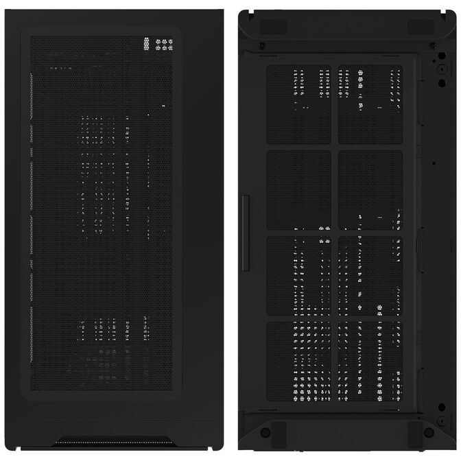 Thermaltake S370 WS – Case Mid-Tower In Nero Con Design Legno Naturale, Pannello In Vetro Temperato E Supporto E-ATX