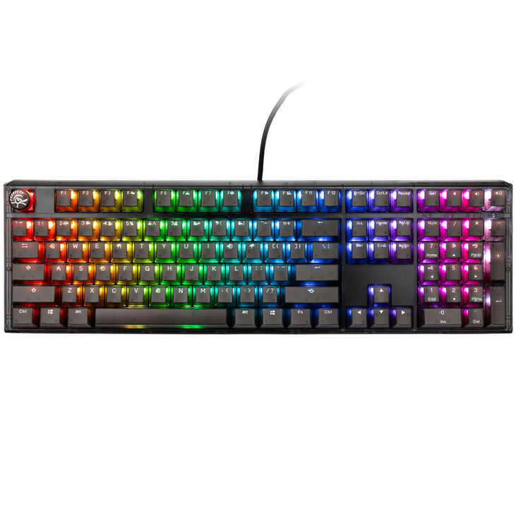 Ducky One 3 Aura Black Gaming Tastatur, RGB LED - MX-Blue (US) image number 1