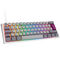 Ducky One 3 Mist Grey Mini Gaming Keyboard, RGB LED - MX-Silent-Red
