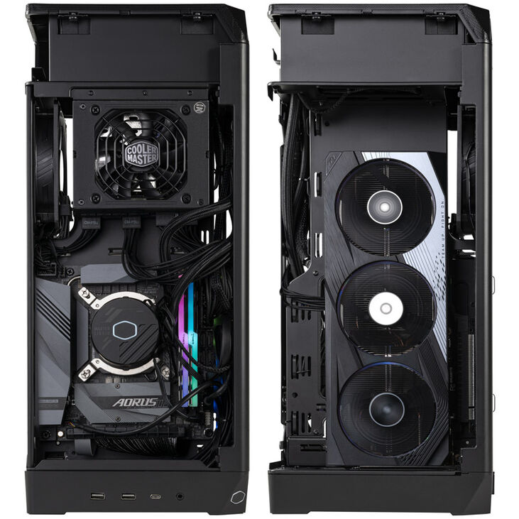 Cooler Master Ncore 100 MAX Mini-ITX Tower, Glasfenster - grau image number 7