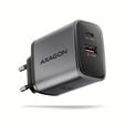 AXAGON ACU-PQ67 GaN Charger, USB-C Power Delivery 3.0, USB-A Quick Charge 4 - grey image number null