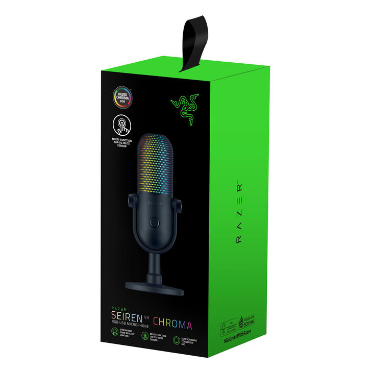 Razer Seiren V3 Chroma RGB Microphone - black image number 7