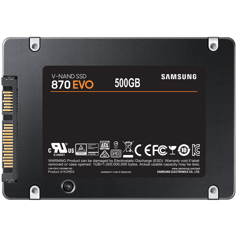 Samsung 870 EVO 2,5 Zoll SSD, SATA 6G - 500 GB