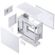 Jonsbo D31 Screen Micro-ATX Geh&auml;use, Tempered Glass - wei&szlig; image number null