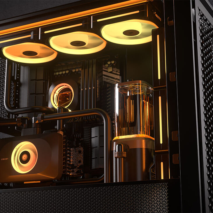 Corsair iCUE Link XD6 RGB Elite Pump Reservoir Combo - black image number 10
