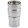 Thermal Grizzly DeltaMate Quick Disconnect Female - F, Gloss Nickel image number null