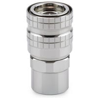Thermal Grizzly DeltaMate Quick Disconnect Female - F, Gloss Nickel