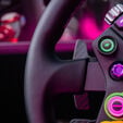 CONSPIT 310 APEX Steering Wheel, ARGB, 2.99&rdquo; Display, Dual Paddles - Black, 310mm image number null