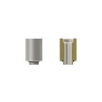 Thermal Grizzly DeltaMate Extender Fitting - MF28, matt nickel, 6er-Pack image number null