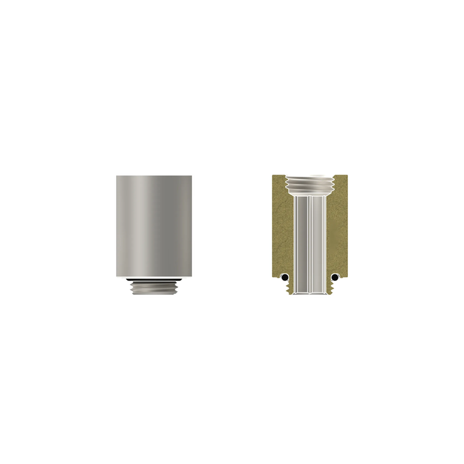 Thermal Grizzly DeltaMate Extender Fitting - MF28, matt nickel, 6er-Pack image number 1