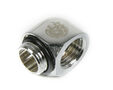 Bitspower Adapter 90 Grad G1/4 Zoll AG auf G1/4 Zoll IG - silber gl&auml;nzend image number null