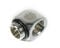 Bitspower Adapter 90 Grad G1/4 Zoll AG auf G1/4 Zoll IG - silber gl&auml;nzend
