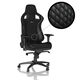 noblechairs EPIC Echtleder Gaming Stuhl - schwarz