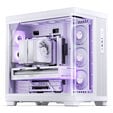 Jonsbo TK-4 Case, Midi Tower, ATX, Tempered Glass - White image number null
