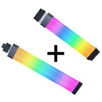 Lian Li Strimer Wireless 24-Pin RGB Mainboardkabel + Controller + Strimer Wireless 12V-2x6 GPU-Kabel Wide