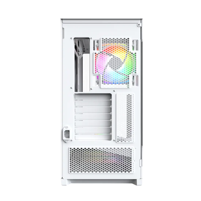 Montech Sky 3 PC-Geh&auml;use, Midi-Tower, ATX, ARGB, Tempered Glass - wei&szlig; image number 3