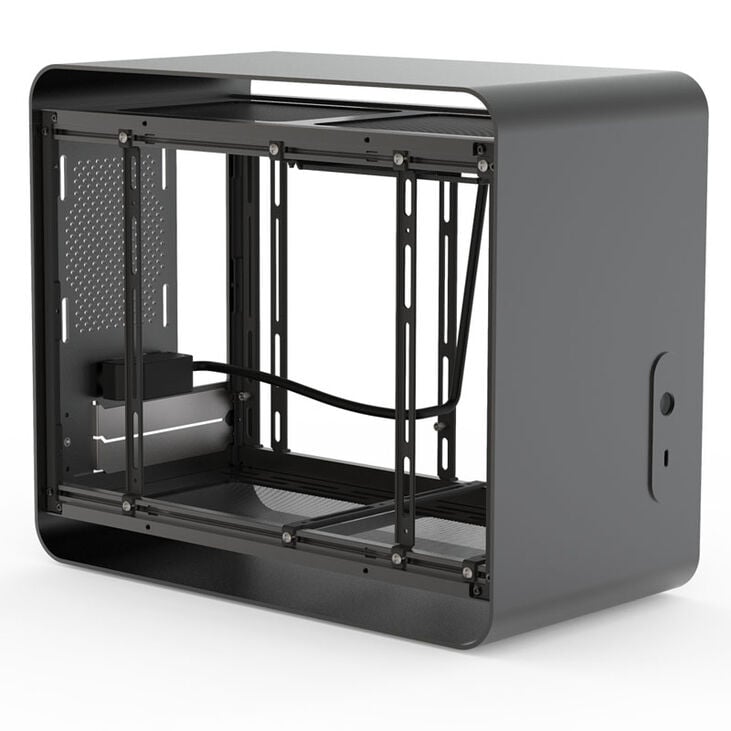 Streacom DA2 V2 Mini-ITX Gehäuse - schwarz image number 3