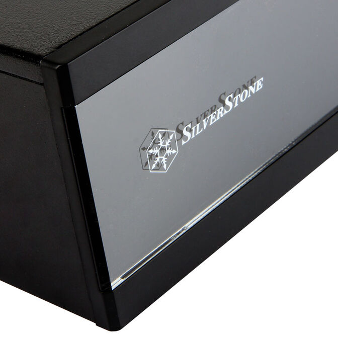 SilverStone SST-ML05B Milo HTPC Geh&auml;use - schwarz image number 4