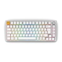 Glorious GMMK Pro mechanische Tastatur, 75% - Pre-built, ISO UK-Layout - wei&szlig;