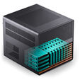 Jonsbo N5 NAS-Geh&auml;use, E-ATX - schwarz image number null