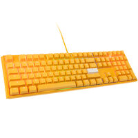 Ducky One 3 Yellow Gaming Keyboard, RGB LED - MX-Clear (US)