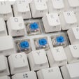 Ducky One 2 SF Gaming Keyboard, MX-Blue, RGB LED - white image number null