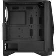 Aerocool Visor Mid Tower, Tempered Glass - Black image number null