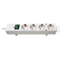 Brennenstuhl Comfort-Line Plus power strip, 4-way - white