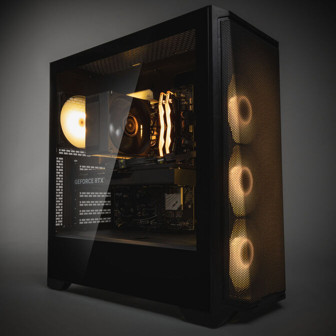 KingForge Gaming-PC Silber, AMD Ryzen 5 9500F, RTX 5060 Ti 16GB, Phanteks Eclipse G370A &ndash; Fertig-PC image number 8
