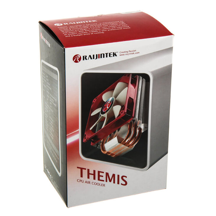 Raijintek Themis Heatpipe CPU-Kühler, PWM - 120mm image number 9