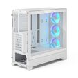 Fractal Design Pop 2 Air TG RGB PC-Geh&auml;use, Midi-Tower, ATX, Tempered Glass - inklusive 3x 120-RGB-mm-L&uuml;fter, wei&szlig; image number null