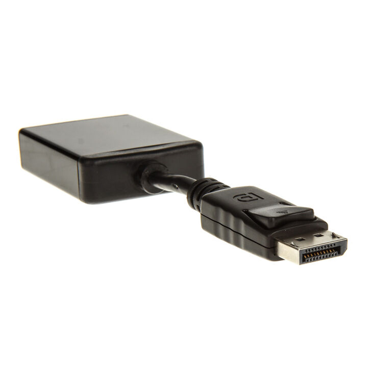 InLine Adapterkabel, DisplayPort Stecker auf DVI-D Buchse - schwarz image number 3