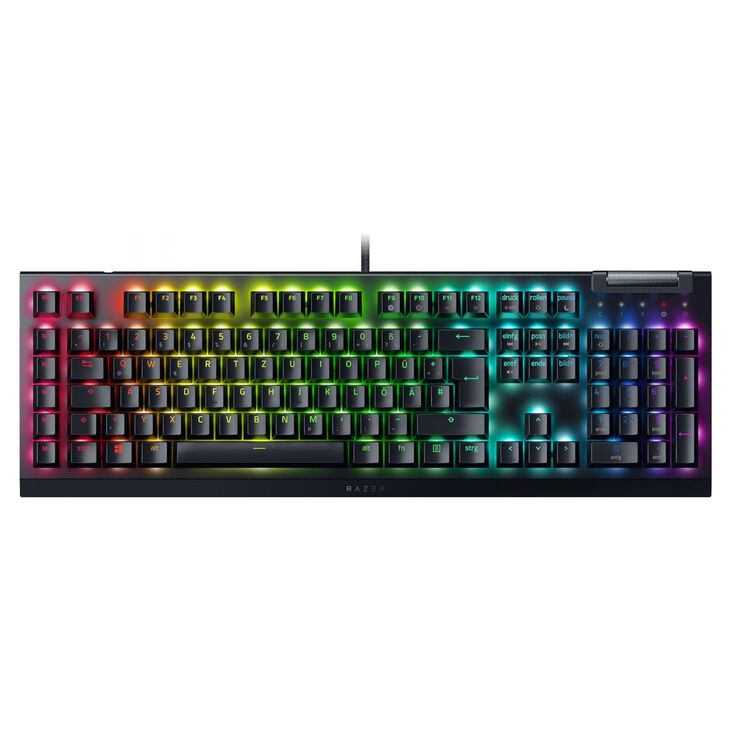 Razer BlackWidow V4 X Gaming -Tastatur, Full Size, RGB - Green Switches, ISO (DE) image number 0