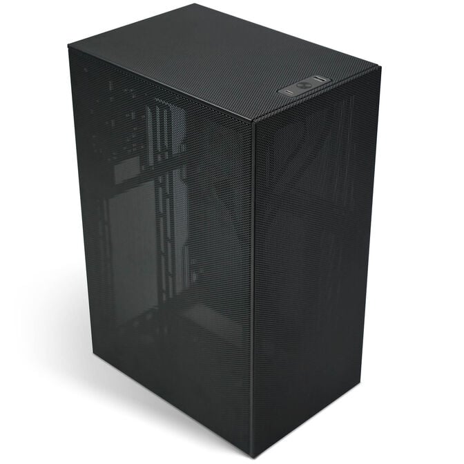 SSUPD Meshroom S V2 PC Case, Mini Case, ATX, Mesh &ndash; Black, PCIe 5.0 image number 1