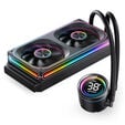 Jonsbo TH-240 AiO Water Cooling, ARGB, Segment Display - 240mm, Black image number null